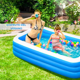 Piscina Inflable Rectangular Familiar 240x150x60cm Cm Jumbo