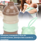 Dispensador De Alimentos Portátil Multicapa Libre de BPA  Bebés Niño Niña