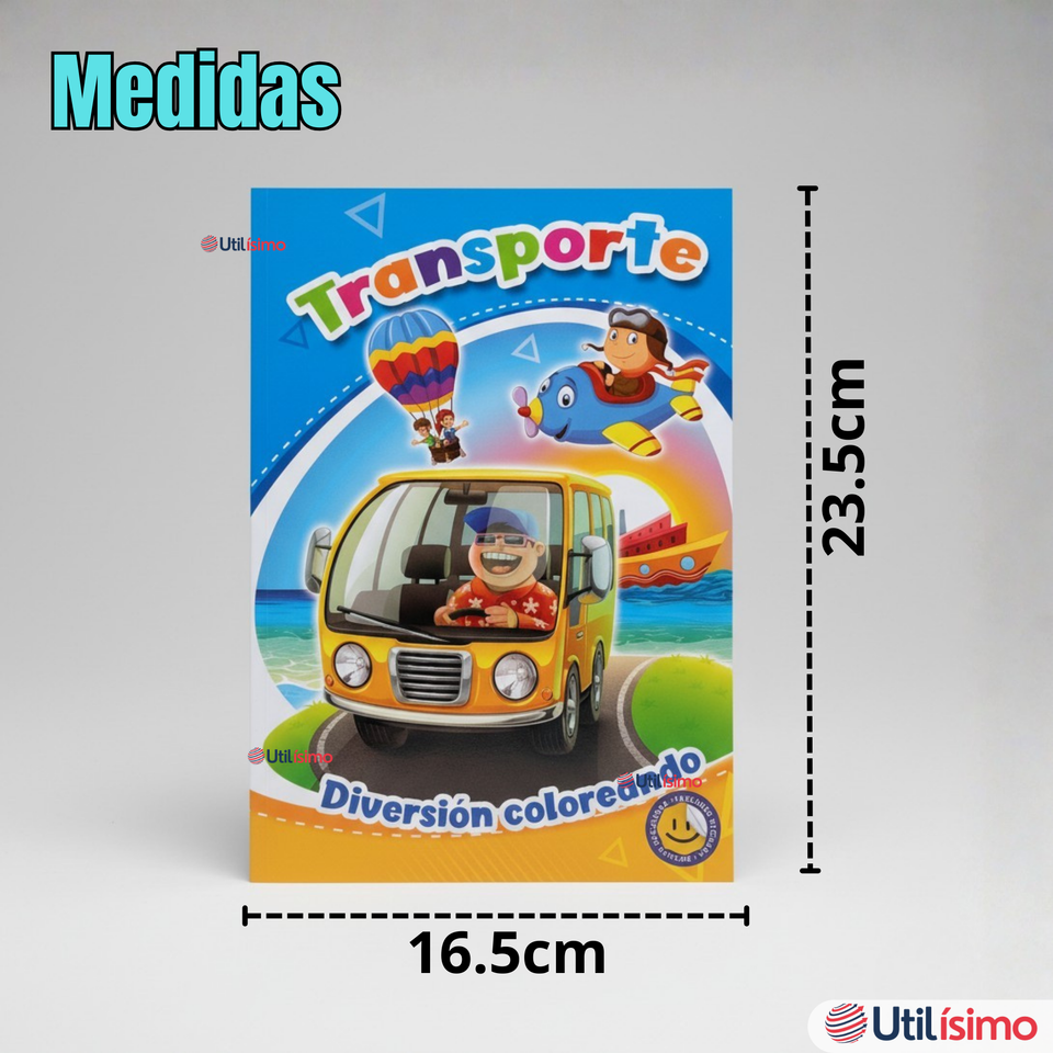 Pack 3 Libro Para Colorear Pintar  Educativo Con Stickers Diseños Surtidos