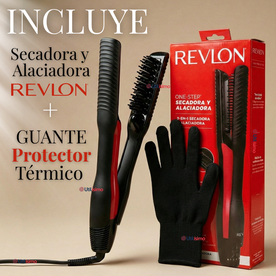 Secador Alisador Revlon One-Step 1200w 2 En 1