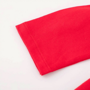 Vestido de Algodón Navidad Manga Larga Niña 2 a 7 años Ciervos Rojos