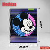 Pack 5 Cuadernos Universitarios Mickey Mouse Proarte 7mm 100 Hojas Diseños Surtidos