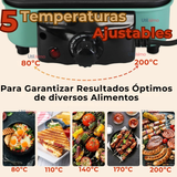 Asador Parrillera Eléctrico Doble Nivel 1500w Churrasquera Portátil