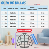 Parka Dinosaurio Con Capucha Manga Larga Niño Jump Kids