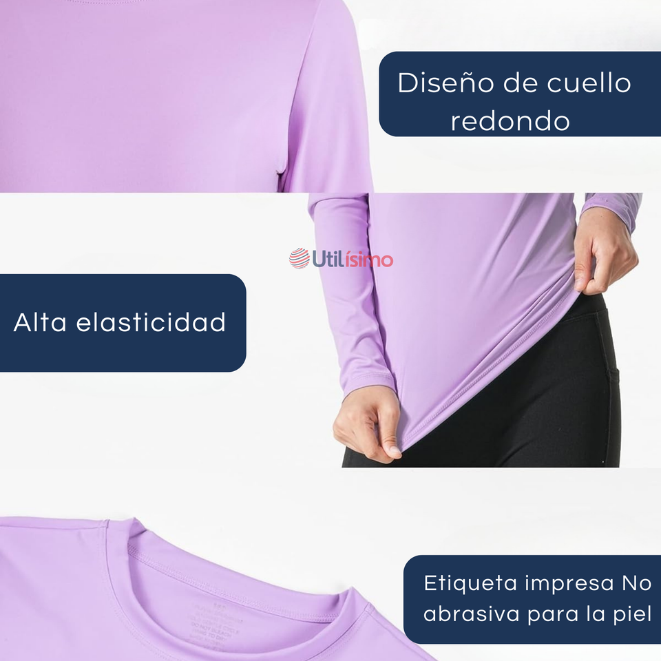 Pack 6 Camiseta Cuello Redondo Polar juvenil Colores Surtidos