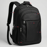 Mochila Multifuncional Ejecutiva Notebook Escolar Viaje Cabina Impermeable Resistente 49cm Negro 25L