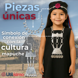 Collar Trapelacucha Mapuche Machi Aluminio Fiestas Patrias