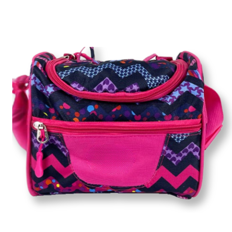 Mochila Con Lonchera Y Estuche 45CM Estampado Variados Niña