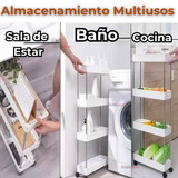 Estante Organizador 4 Niveles Con Ruedas Multifuncional