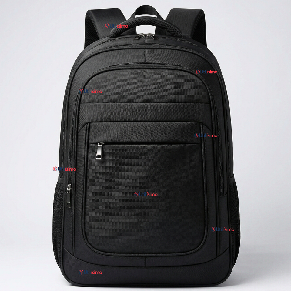 Mochila Jumbo Multifuncional Viaje Cabina Escolar Ejecutiva Impermeable Resistente Notebook 53cm Negro 28L