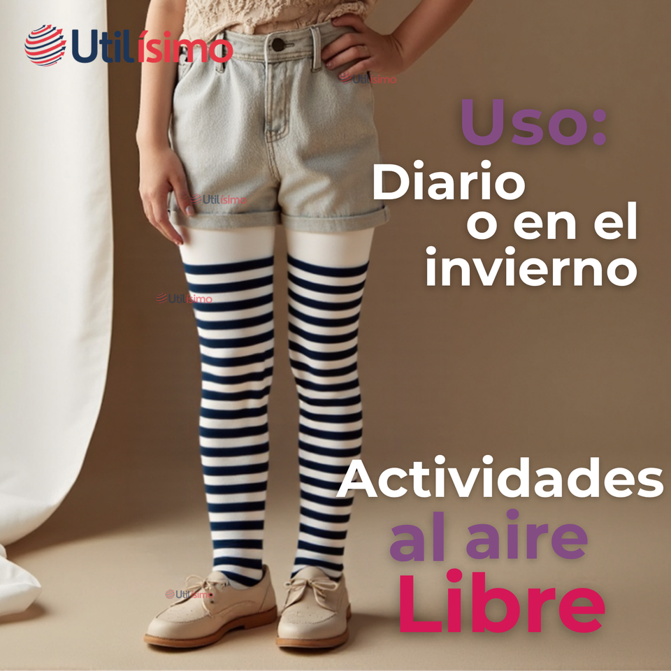 Pack 12 Pantys Primera Capa Diseño Rayas Surtidos Ballerina Niña