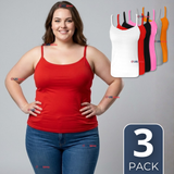 Pack 3 Camisetas Poleras Pabilo Básica Lisa Transpirable Mujer Colores Surtidos