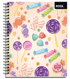 Pack 10 Cuaderno Universitario Dulces Matemática 7mm 100 HOJAS