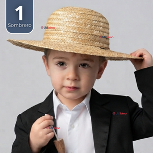 Sombrero Chupalla Huaso Niño Fiestas Patrias