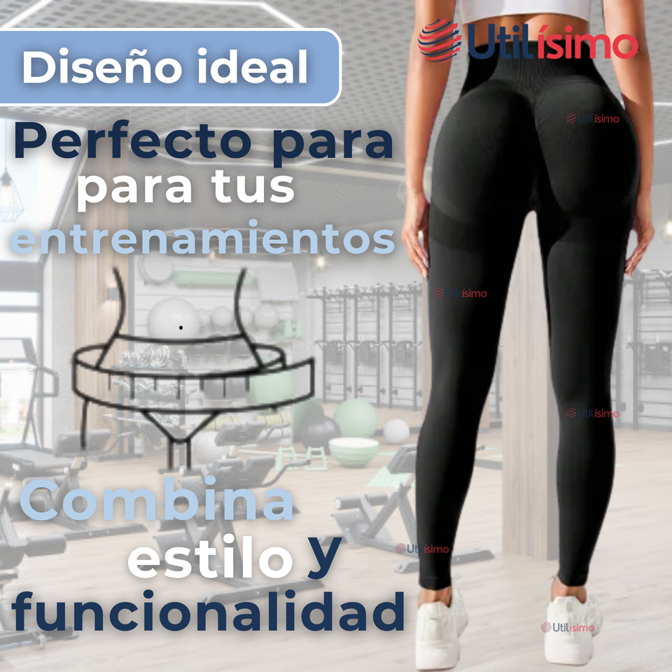 Calza Leggings Push Up Cintura Alta Polar Deportiva Premium Surtido Mujer