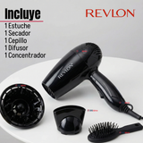 Kit Secador De Viaje Con Bolso Revlon 800W Negro