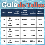 Traje De Baño Con Gorro Polera Pantalón Corto 3 piezas Corte Split Niño de 3 a 9 Años Dino