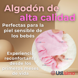 Set 3 Tutos Pañales Mantas 100% Algodón Para Bebés Niñas