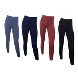 Pack 2 Pantalones Calza Liso Con Bolsillo Polar