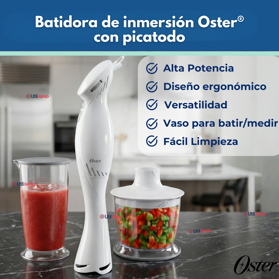 Batidora de inmersión Oster® con picatodo 2612