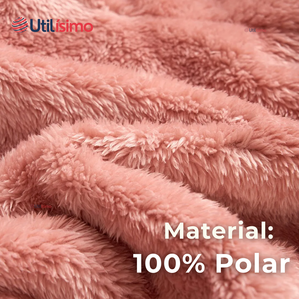 Conjunto Frizado Polar 2 Piezas Niña Rosado