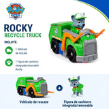 Paw Patrol Camión de reciclaje Rocky con Figura Juguete Niño