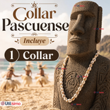 Collar Pascuense De Conchitas Rapa Nui Unisex Fiestas Patrias