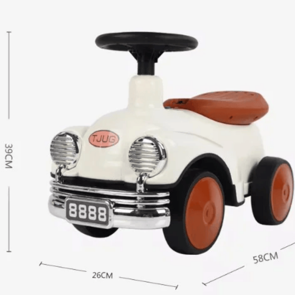 Scooter estilo coche con Luz y Sonido Bebé Niño Niña de 1 a 3 años