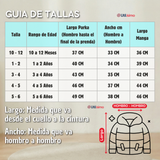 Parka Con Capucha Térmica Poliester Niño Dinosaurio