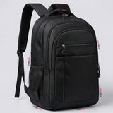 Mochila Multifuncional Ejecutiva Escolar Viaje Cabina Impermeable Resistente Notebook 47cm Negro 23L