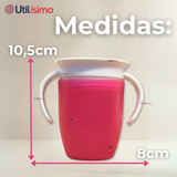 Vaso Taza 360° Antiderrame Para Bebés Y Niñas 250ml