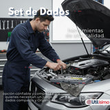 Juego Dados 40 Piezas 1/4 y 3/8 Chicharra para Bicicleta Moto Auto