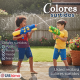Pistola De Agua 500ml 45cm Colores Surtidos Juguete Lanza Agua Niño Niña