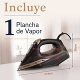 Plancha A Vapor Telefunken Steampro Smart 2200W Negro