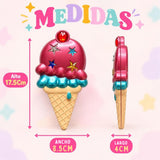 Juguete Set Maquillaje Manicura Infantil Diseño De Helado Niñas