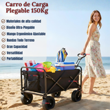 Carrito Compras Plegable Organizador Ideal Para El Camping 150Kg