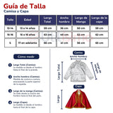 Traje Tirana Diablada Rojo Juvenil 5 Piezas hombre Baile Típico Fiestas Patrias