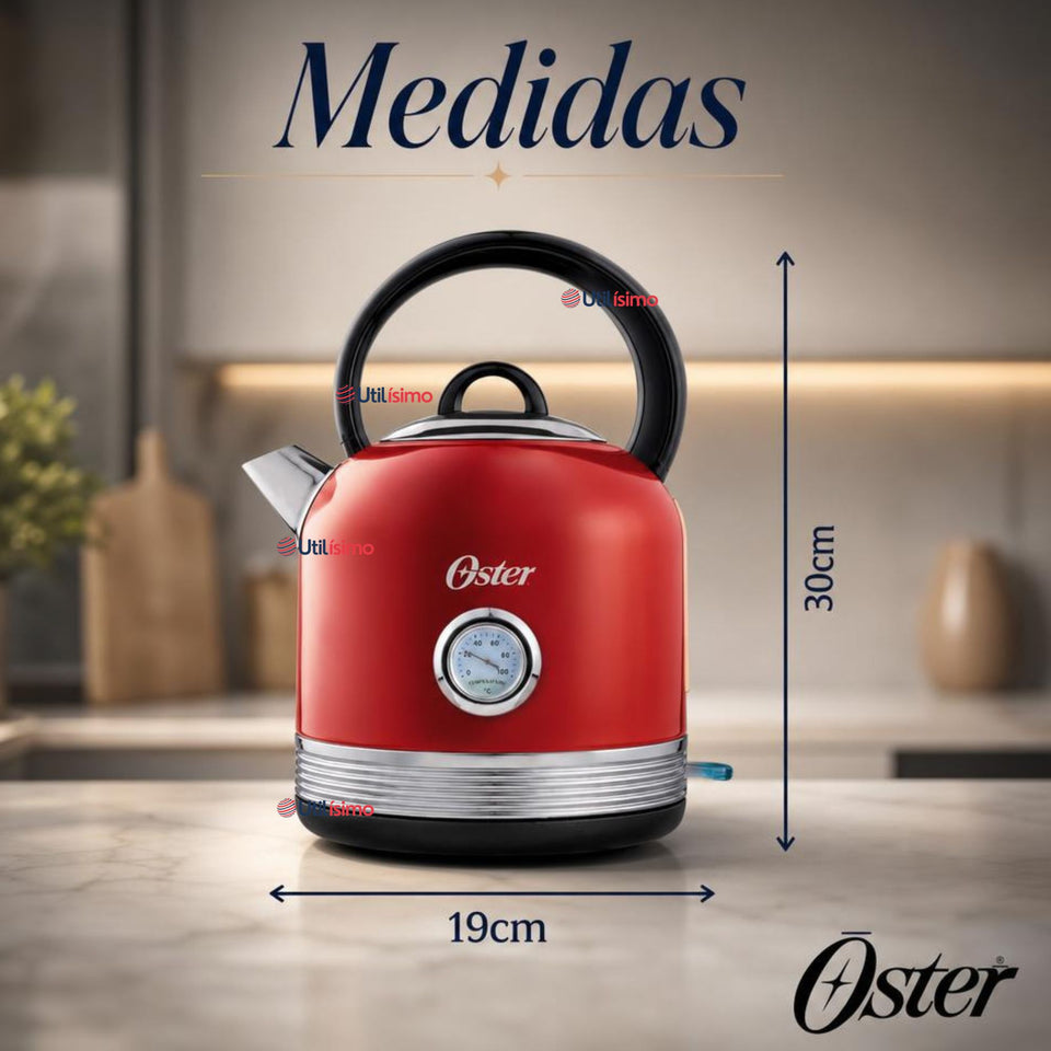 Hervidor eléctrico Oster® con capacidad de 2.5 L BVSTKT900R