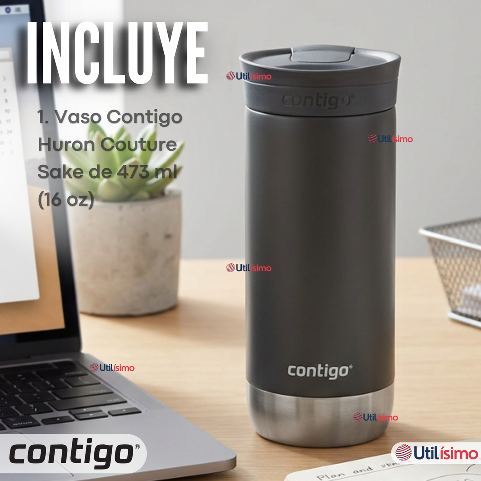 Vaso Térmico Contigo® Mug Huron Sake 473 ML Tecnología SNAPSEAL™