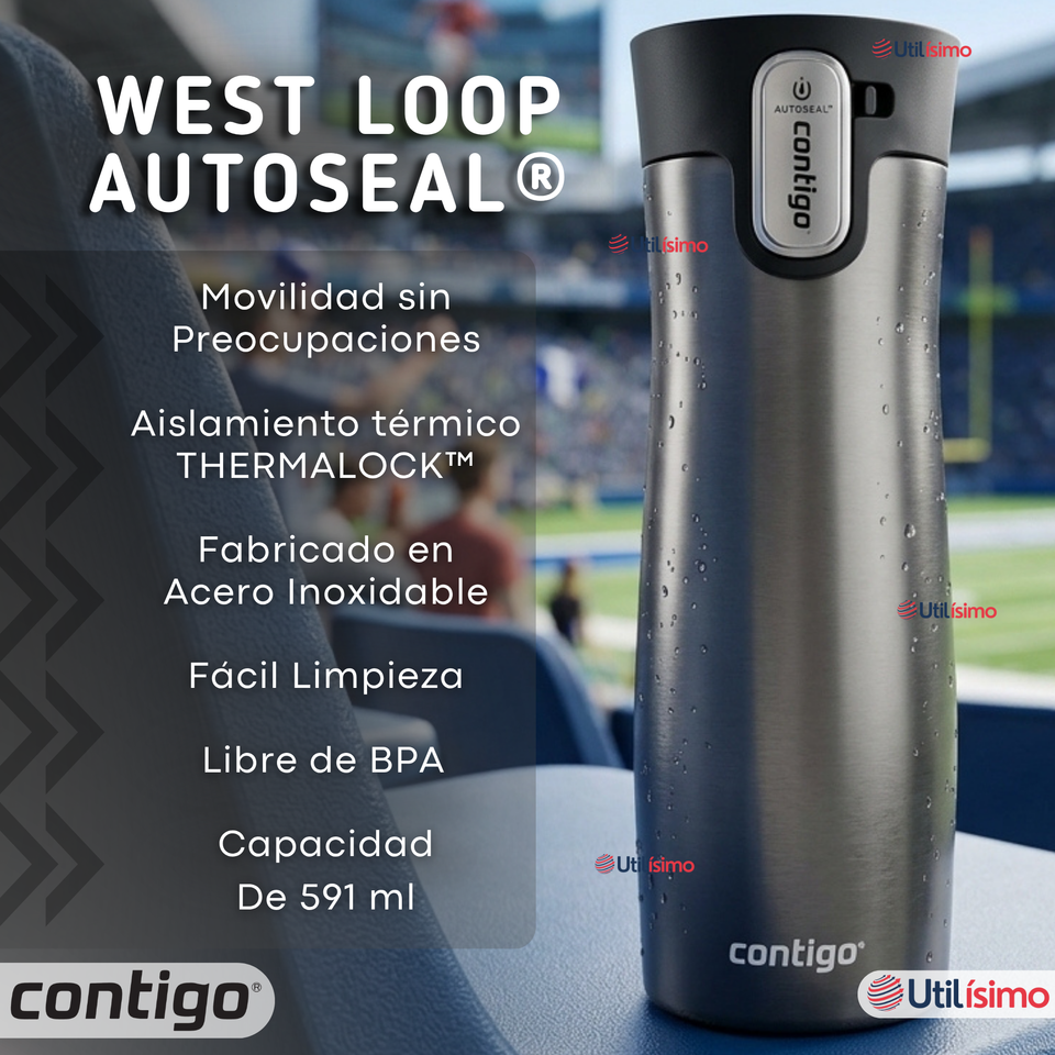Vaso Térmico Contigo West Loop AUTOSEAL® de 591 ML