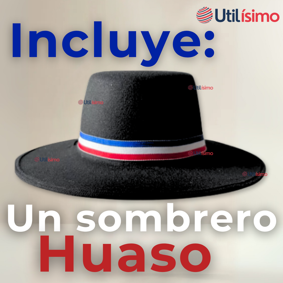 Sombrero Huaso Ajustable Elegante Fiestas Patrias