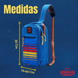 Soft Cooler Coleman Stranger Things™ 6 Latas Azul Bolso Mochila