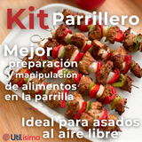 Pack 12 Pinchos De 30cm Para Anticuchos Brochetas Asados Mango De Madera