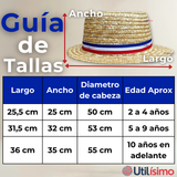 Sombrero Huaso Chupalla Ajustable Elegante Fiestas Patrias