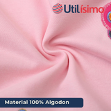 Poleron Cuello Redondo Niña Rosado Mariposa