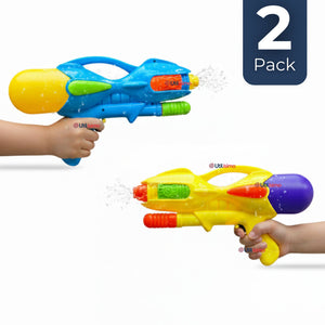 Pack 2 Pistolas Lanza Agua 32 cm Juguete Agua Niño Niña Colores Surtidos