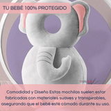 Mochila Protectora Cabeza Bebé Niña Antigolpes Almohadilla Ajustable Surtido