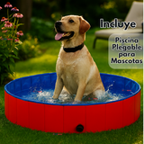 Piscina Bañera Portátil Plegable Para Perros 80x20cm