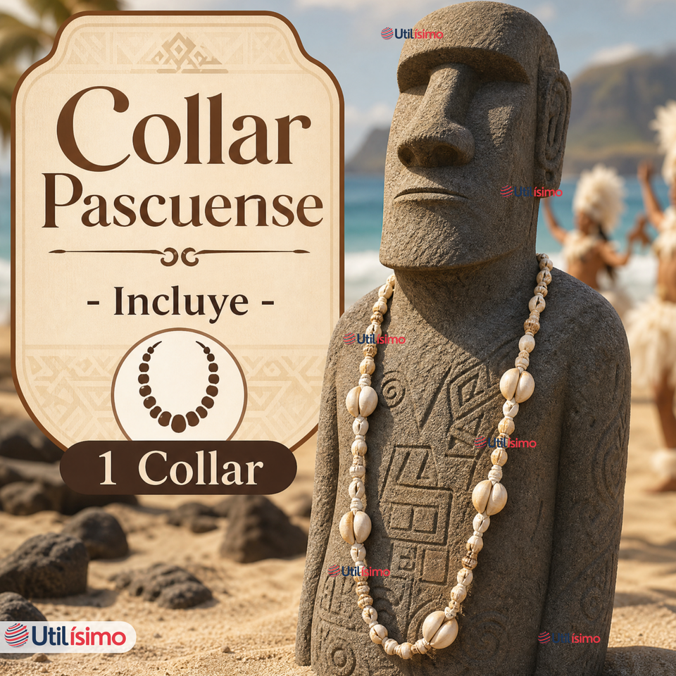 Collar Pascuense De Conchitas Rapa Nui Unisex Fiestas Patrias