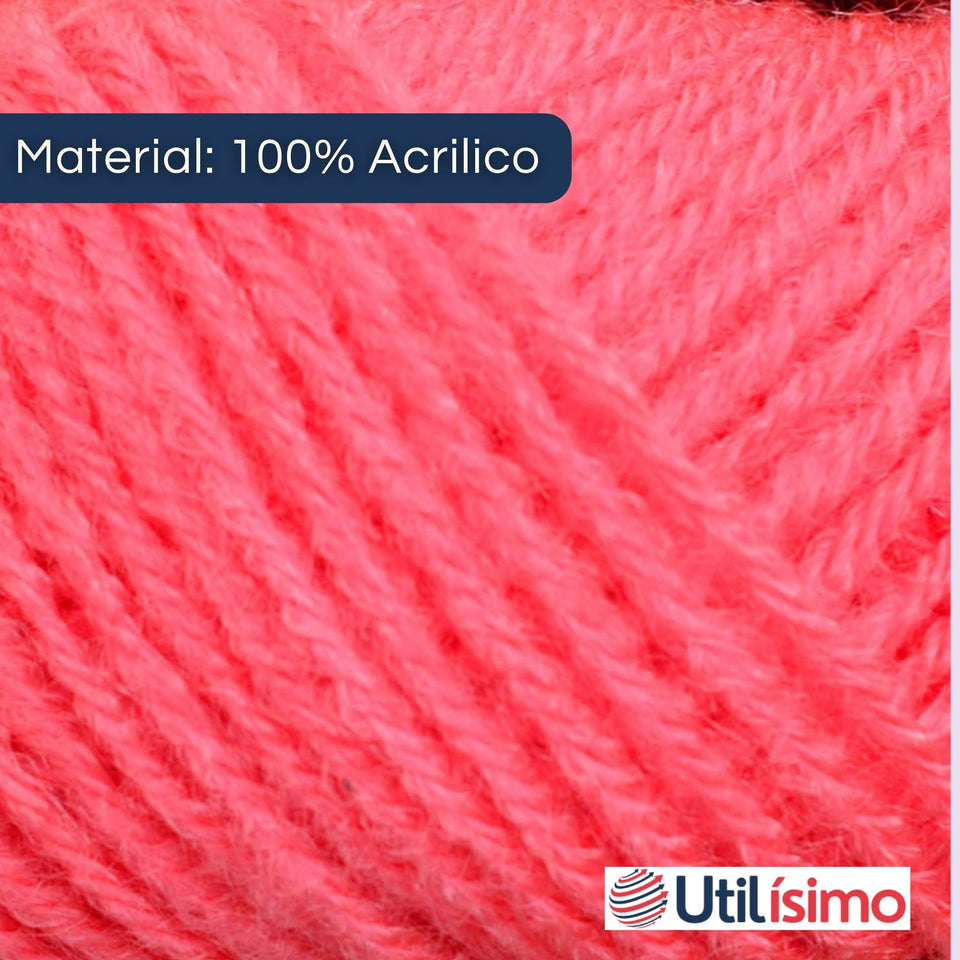Guantes 14cm Lana Acrílica Niña Estampado Flores Colores Surtidos